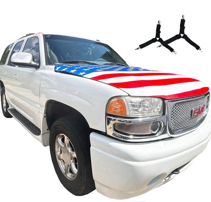 American Flag Car Hood Cover for Cars, SUVs & Trucks