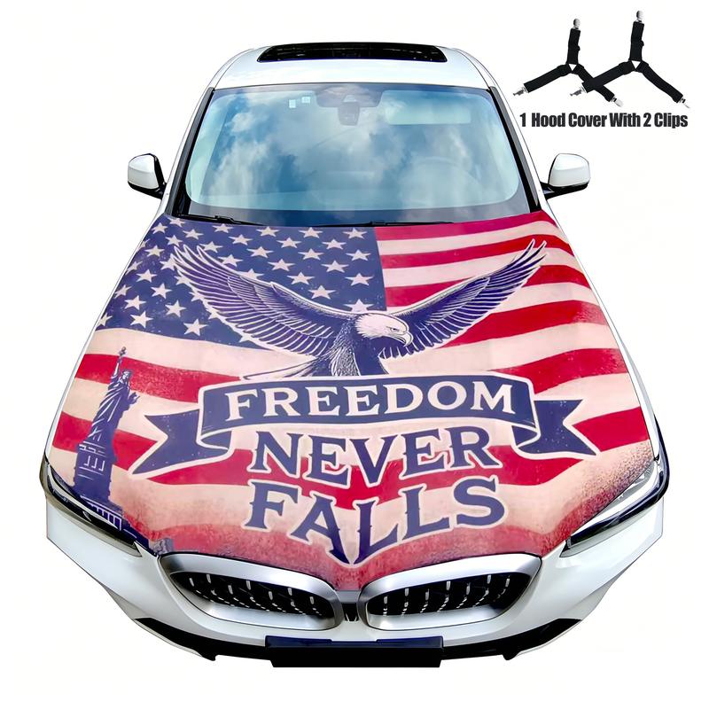 American Flag Car Hood Cover for Cars, SUVs & Trucks