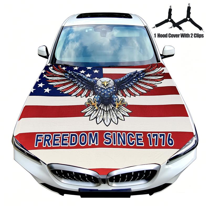 American Flag Car Hood Cover for Cars, SUVs & Trucks